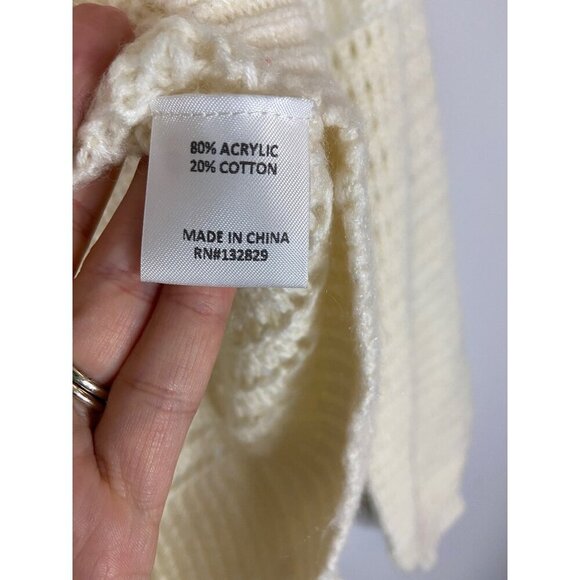 NWT Tularosa Palmelra Sweater Ivory Knit-sz XS - Picture 9 of 10